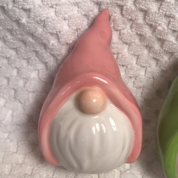 Ceramic Spring Gnome Set of 3 - Picture 6 of 14